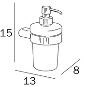 Mito Wall mount Soap Dispanser image