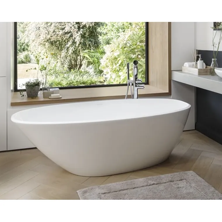 Mozzano Freestanding bath 1645 x 741mm, without overflow