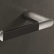 Mito  Toilet paper holder single - Chrome - Black image