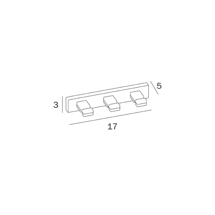 Lea Robe hook triple image