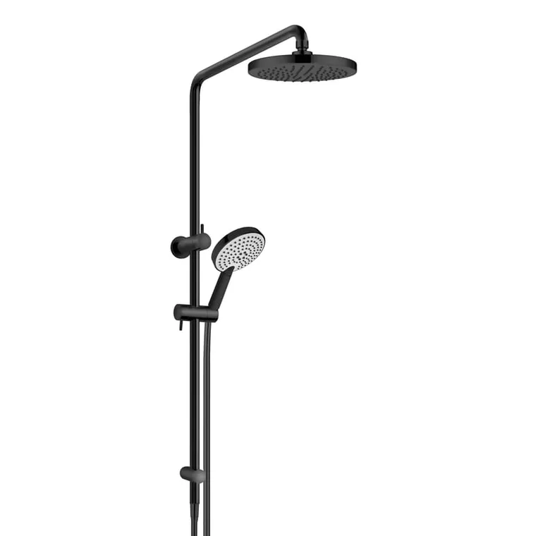 Aria Combination Shower Set - Matte Black