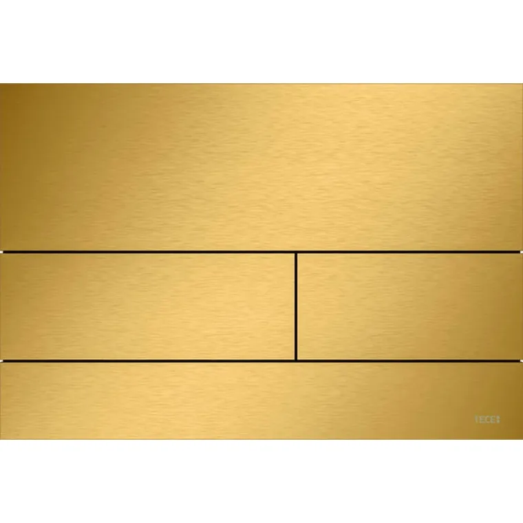 TECEsquare Metal II Flush button - PVD Brushed Gold