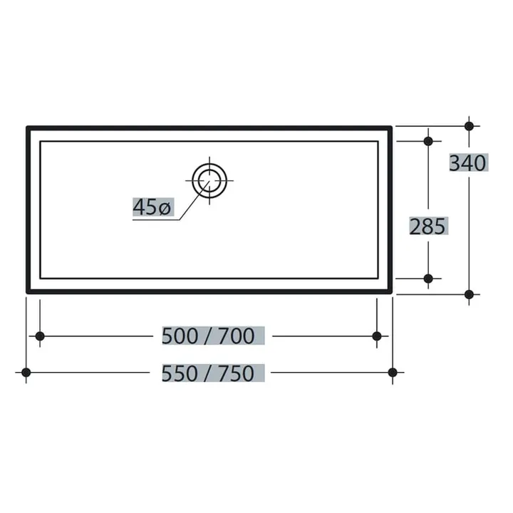 Slim Under Counter Basin image