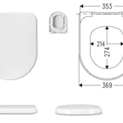 Flo Soft Close toilet seat image