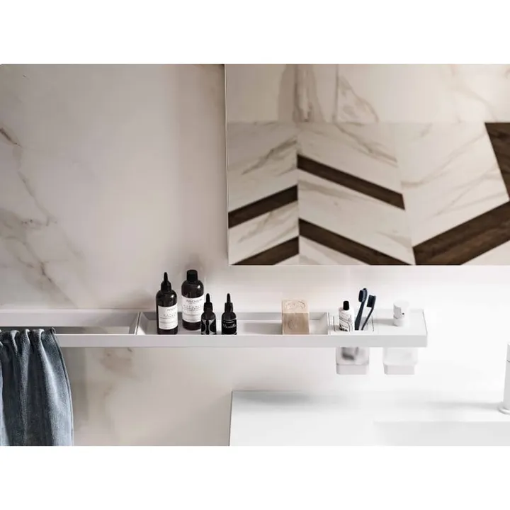 Indissima 60cm Towel Rail - Matte White image