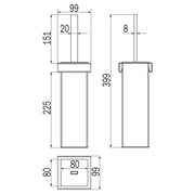 Indissima Toilet Brush Module image