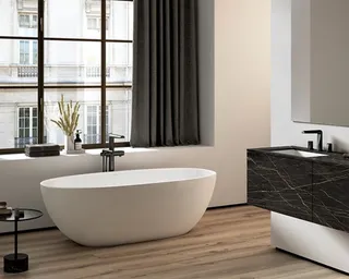 Barcelona 1700 Freestanding bath 1700 x 806mm, without overflow, with void under bath image