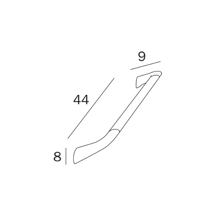 Confort Safety rail 44cm - Chrome image