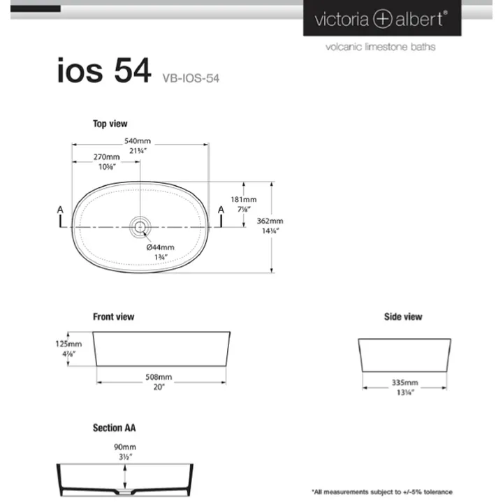 IOS 54 basin image