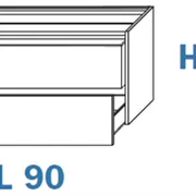 Perfetto Bathroom Furniture 90cm 2 drawer image