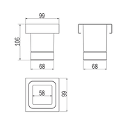 Indissima Tumbler Module - 3 colours available - to be fitted to Modular Bar image