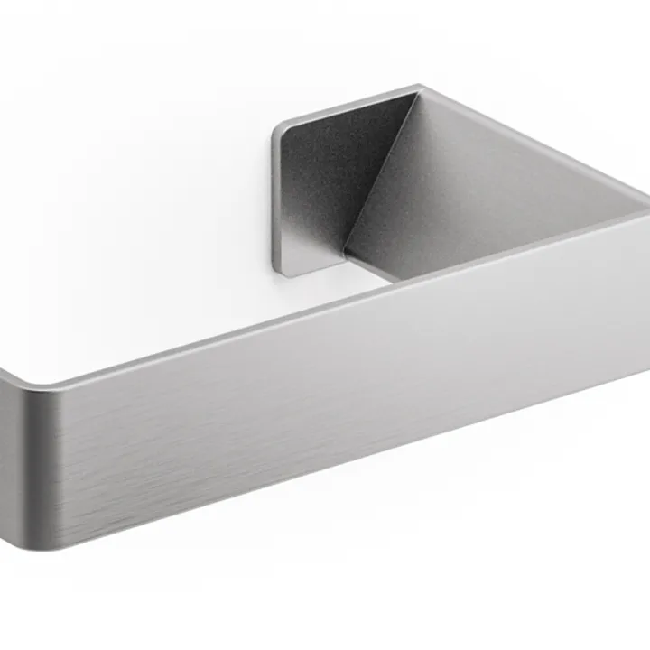 Indissima Toilet Roll Holder - Right - Stainless Steel