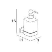 Lea Wall mounted soap dispenser image