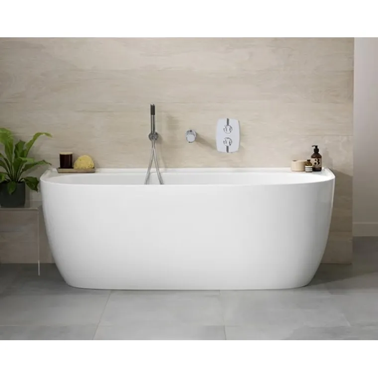 Eldon back to wall bath 1749 x 850mm, without overflow