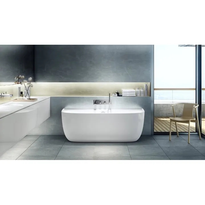 Eldon back to wall bath 1749 x 850mm, without overflow image