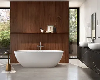 Barcelona 1800 Freestanding bath 1800 x 865mm, without overflow, with void under bath image