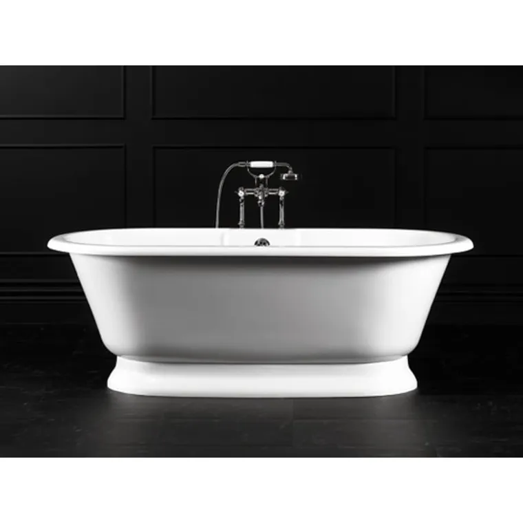 York Freestanding bath with plinth 1742 x 799mm, without overflow