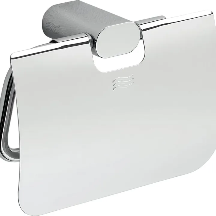 Mito  Covered toilet roll holder - Brushed Nickel