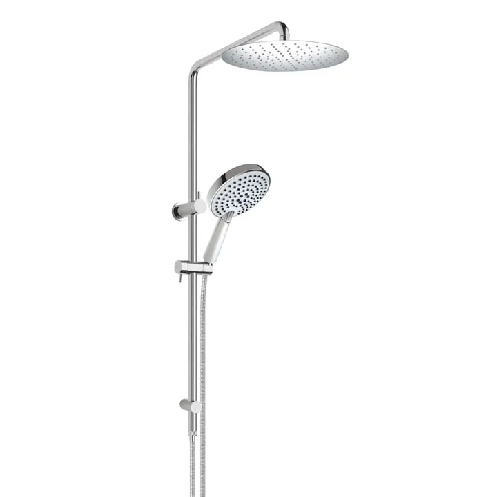 Aria 3F Shower twin shower with 250mm S/Steel rain shower image