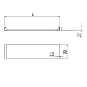 Indissima 40cm Low Shelf - 3 colours available image