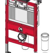 TECE 820mm Low Level Wall hung cistern WELS 4 Star rated image