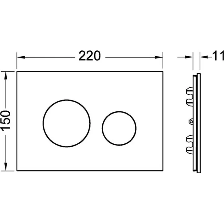 TECEloop - Marble - to be complete with Loop Flush Buttons image